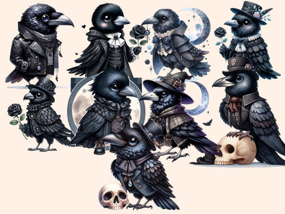 Ravens Clipart black raven art - Wonders Artist