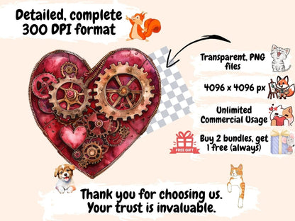 Red Steampunk Watercolor Clipart burgundy steampunk - Wonders Artist