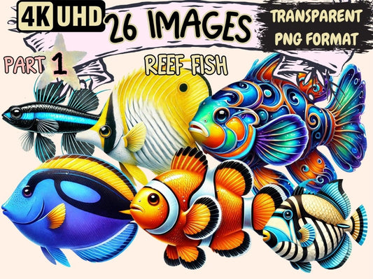 Reef Fish Clipart Aquatic Fish Clip - Wonders Artist