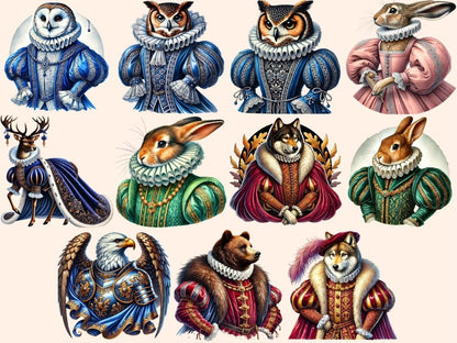 Renaissance Animals (P1) Clipart Animal Clipart - Wonders Artist