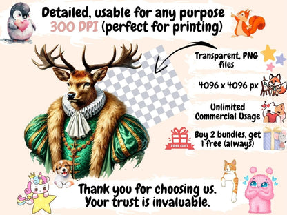 Renaissance Animals (P1) Clipart Animal Clipart - Wonders Artist