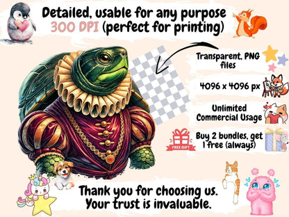 Renaissance Animals (P2) Clipart Animal Clipart - Wonders Artist