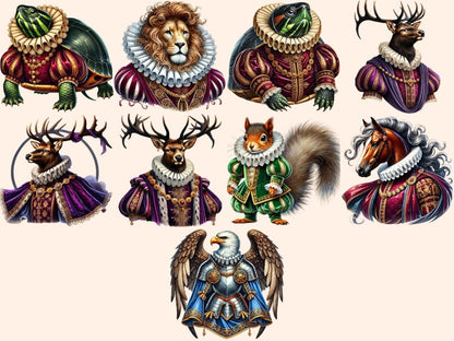 Renaissance Animals (P2) Clipart Animal Clipart - Wonders Artist