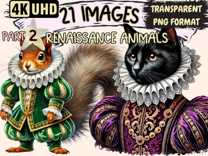 Renaissance Animals (P2) Clipart Animal Clipart - Wonders Artist