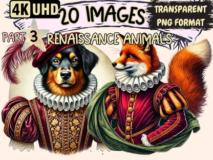 Renaissance Animals (P3) Clipart Animal Clipart - Wonders Artist