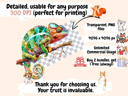 Reptiles Watercolor Clipart crocodile clipart - Wonders Artist