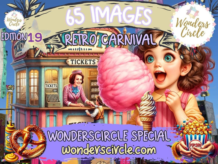 Retro Carnival Clipart (LIMITED EDITION)
