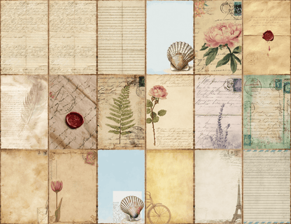 Retro Postcards Journal Pages All Bundles Journal Pages new bundles all - WondersArtist