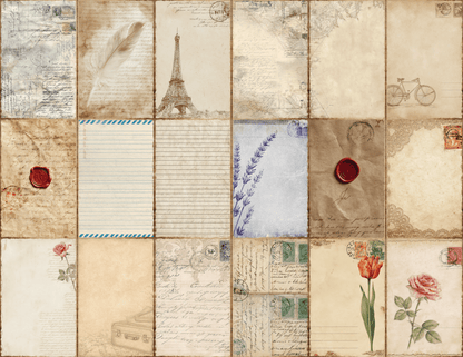 Retro Postcards Journal Pages All Bundles Journal Pages new bundles all - WondersArtist
