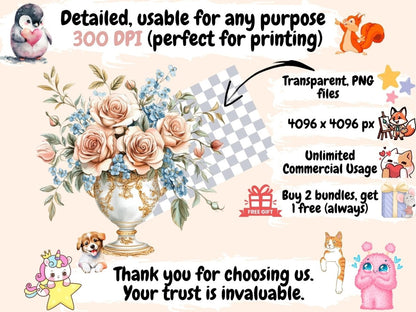 Rococo Spring Watercolor Clipart baroque spring png - Wonders Artist