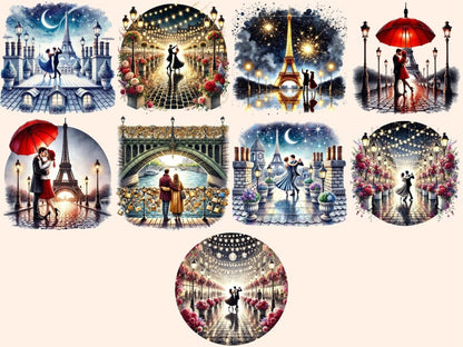 Romantic Paris Clipart City of Love Clip - Wonders Artist