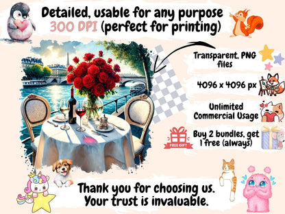 Romantic Paris Clipart City of Love Clip - Wonders Artist