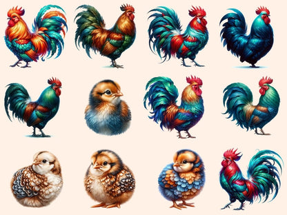 Roosters Clipart chicken clipart - Wonders Artist