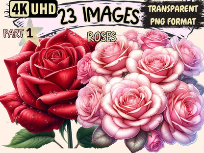 Roses Clipart rose bouquet clipart - Wonders Artist