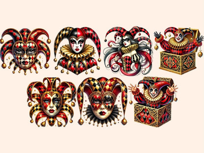 Royal Jesters (P2) Clipart Court Jester Art - Wonders Artist