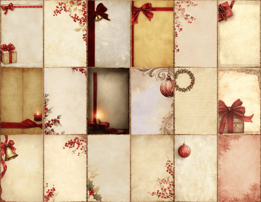 Ruby Christmas Journal Pages