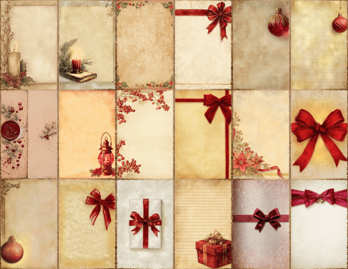 Ruby Christmas Journal Pages All Bundles Journal Pages new bundles all - WondersArtist