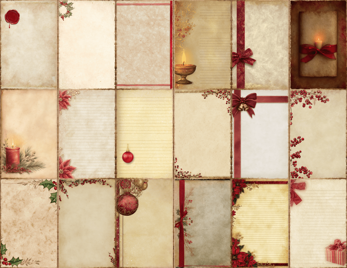 Ruby Christmas Journal Pages All Bundles Journal Pages new bundles all - WondersArtist