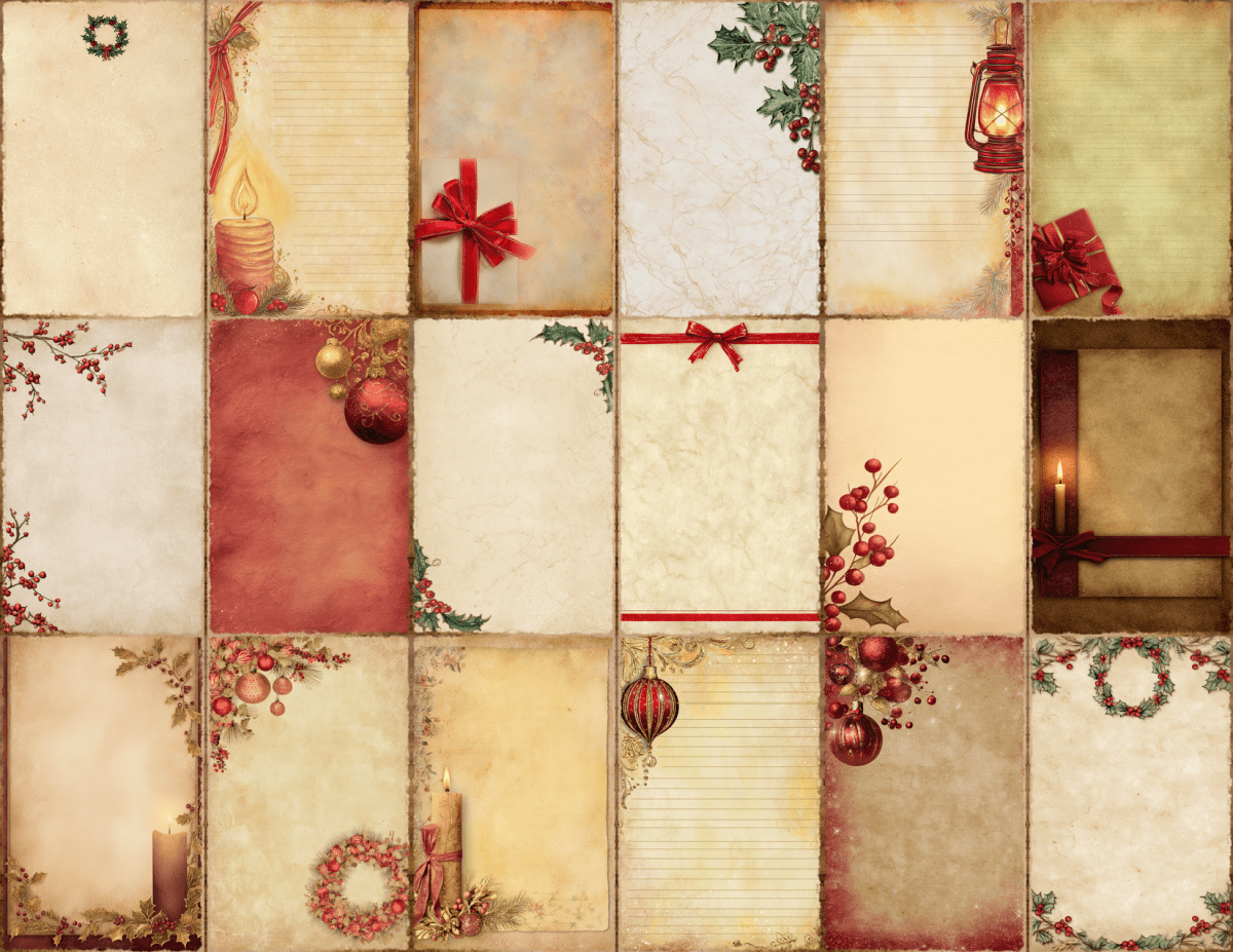 Ruby Christmas Journal Pages All Bundles Journal Pages new bundles all - WondersArtist