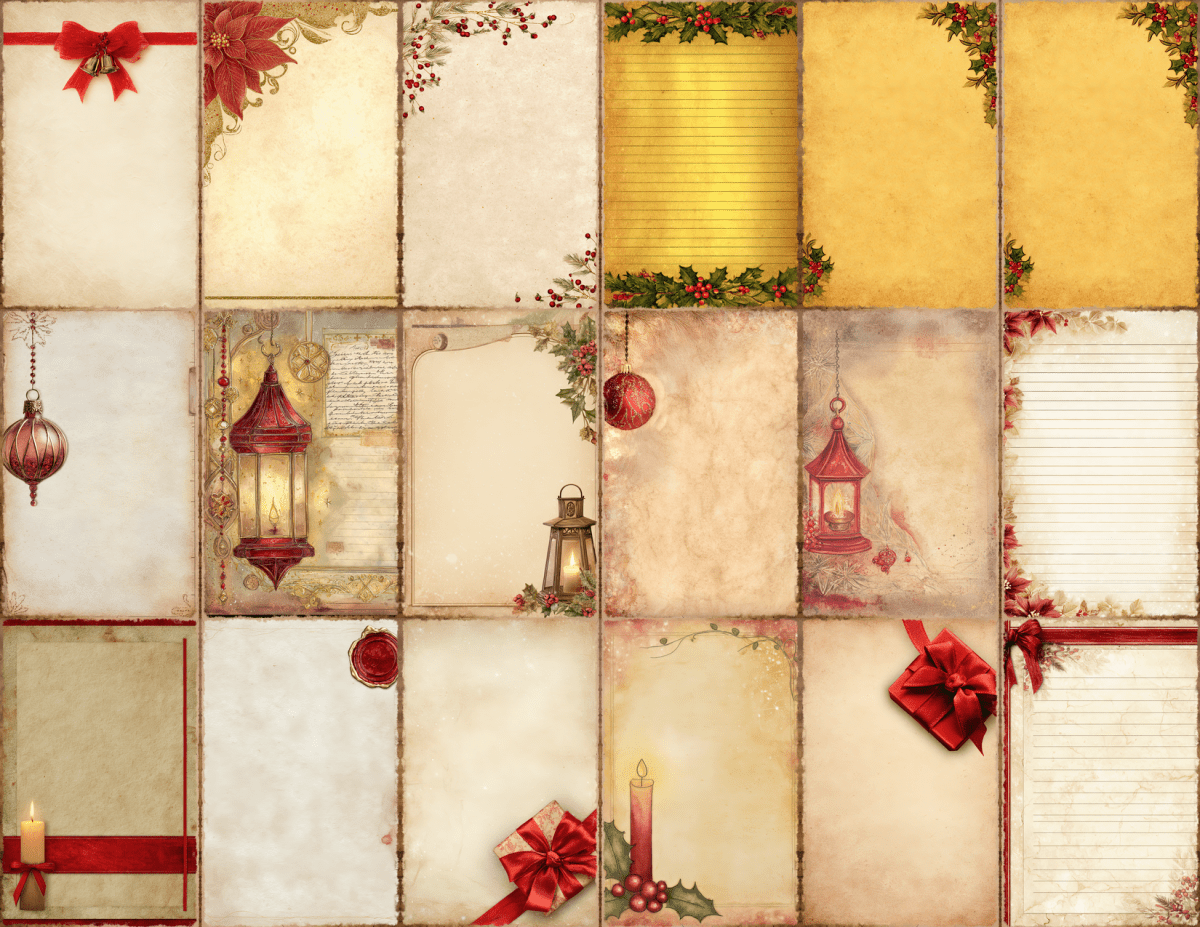 Ruby Christmas Journal Pages All Bundles Journal Pages new bundles all - WondersArtist