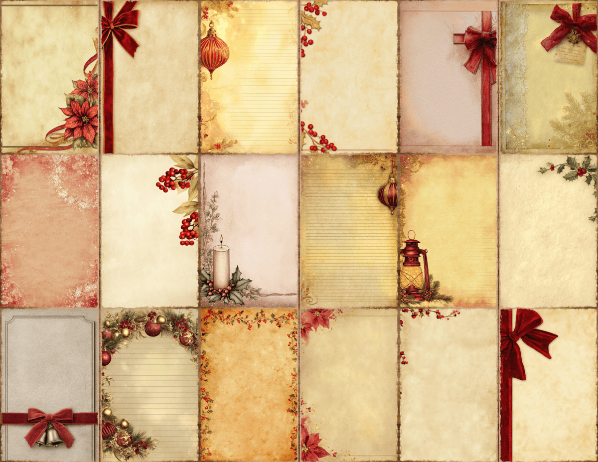 Ruby Christmas Journal Pages All Bundles Journal Pages new bundles all - WondersArtist
