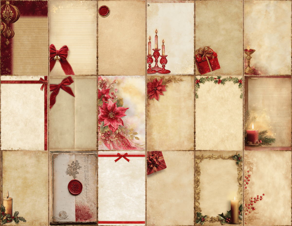 Ruby Christmas Journal Pages All Bundles Journal Pages new bundles all - WondersArtist