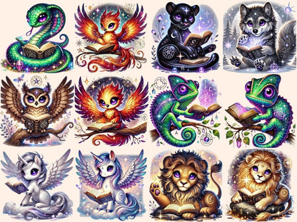 Runic Animals Clipart animal design - Wonders Artist