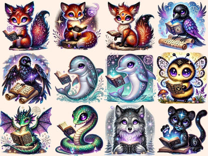 Runic Animals Clipart animal design - Wonders Artist
