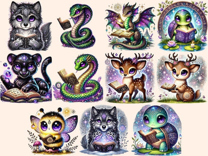 Runic Animals Clipart animal design - Wonders Artist