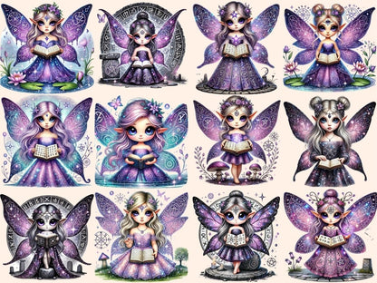 Runic Fairies Clipart enchanted fairy png - Wonders Artist