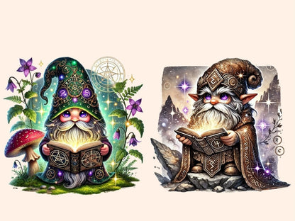 Runic Gnomes Clipart gnome artwork - Wonders Artist