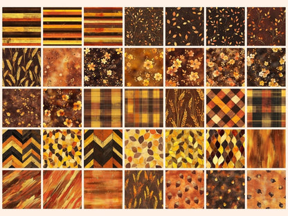 Rustic Autumn #2 Seamless Digital Paper Autumn Digital Paper - Wonders Artist