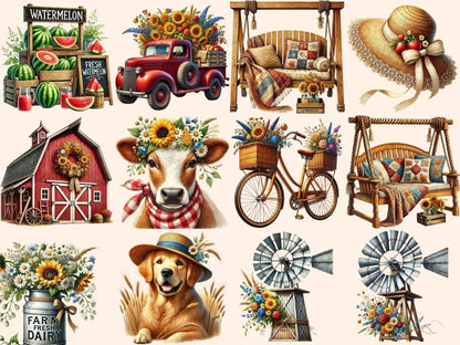 Rustic Country Summer (P1) Clipart barn clipart png - Wonders Artist