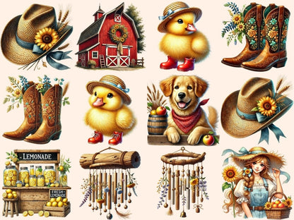 Rustic Country Summer (P2) Clipart barn clipart png - Wonders Artist