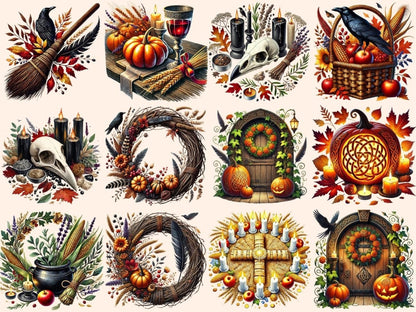 Samhain Clipart ancestral art - Wonders Artist
