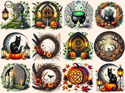 Samhain Clipart ancestral art - Wonders Artist