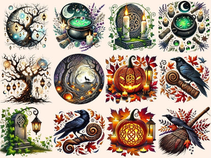 Samhain Clipart ancestral art - Wonders Artist