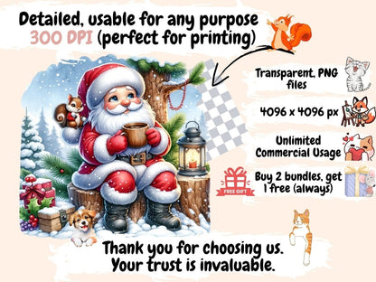 Santa Claus Clipart Christmas clip art - Wonders Artist