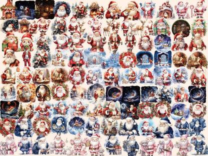 Santa Claus Watercolor Clipart christmas clipart - Wonders Artist