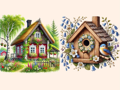 Scandinavian Spring (P1) Clipart cozy spring png - Wonders Artist