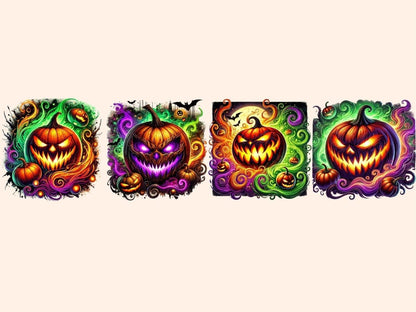 Scary Jack O'Lanterns Clipart Creepy Jack Lantern - Wonders Artist