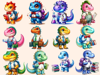 School Dinosaurs Clipart back to school png - Wonders Artist