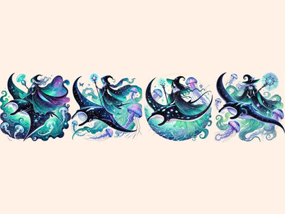Sea Witches Clipart enchanted sea art - Wonders Artist