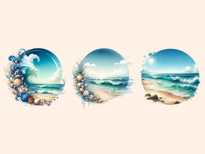 Seascapes Clipart Cute seascape art - Wonders Artist
