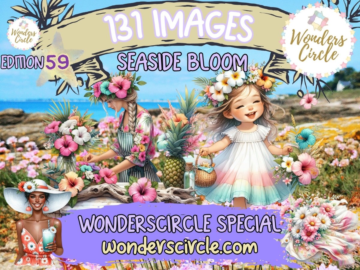 Seaside Bloom Clipart (LIMITOVANÁ EDICE) image 1