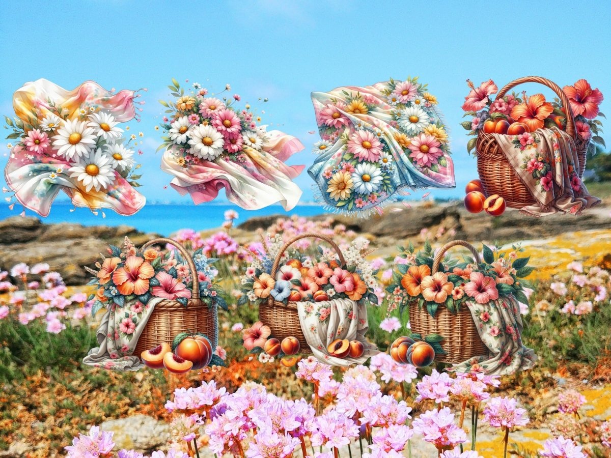 Seaside Bloom Clipart (LIMITOVANÁ EDICE) image 12