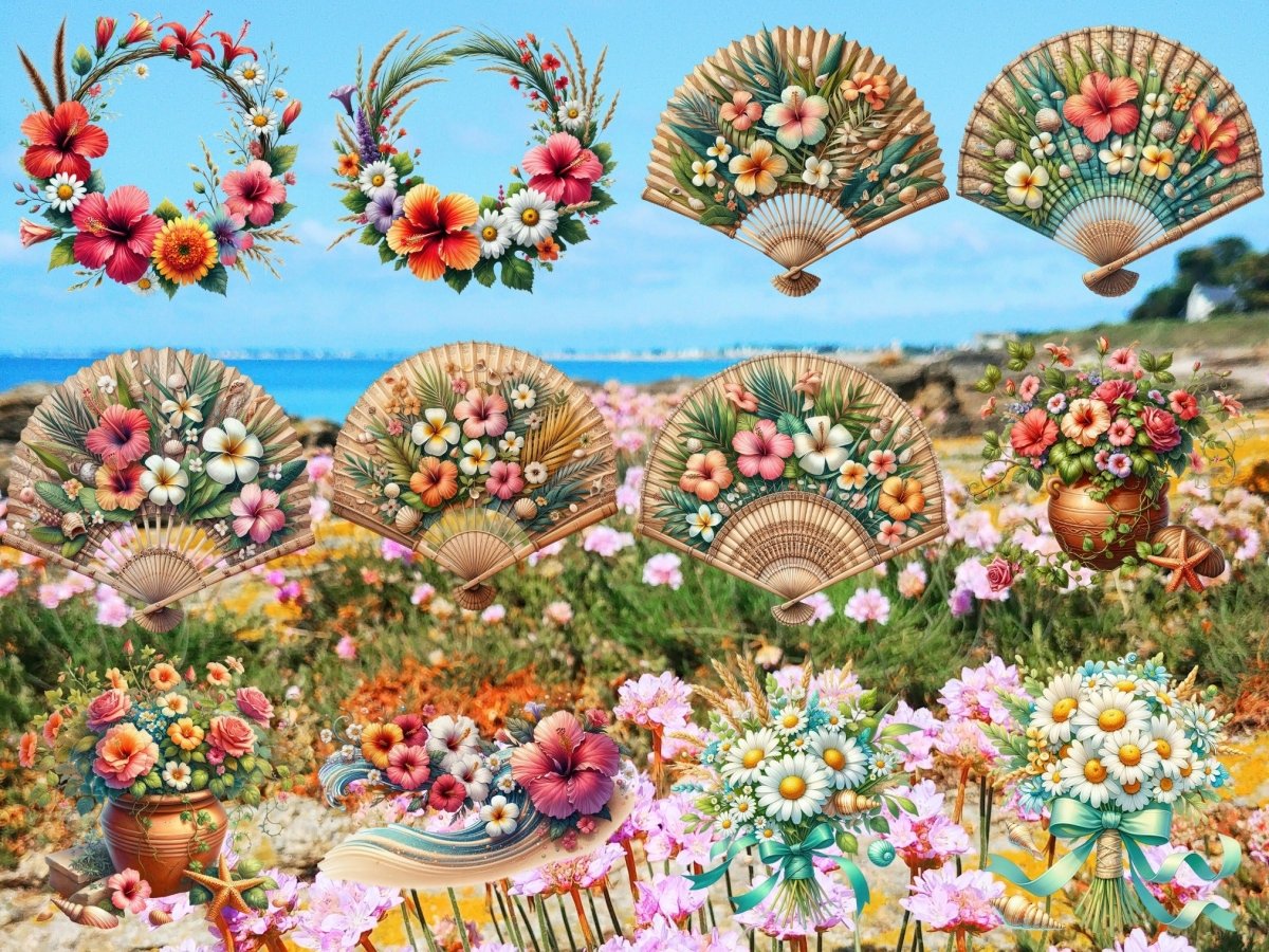 Seaside Bloom Clipart (LIMITOVANÁ EDICE) image 10