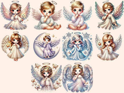 Shushing Angels Clipart Angel Clipart - Wonders Artist