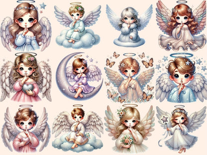 Shushing Angels Clipart Angel Clipart - Wonders Artist