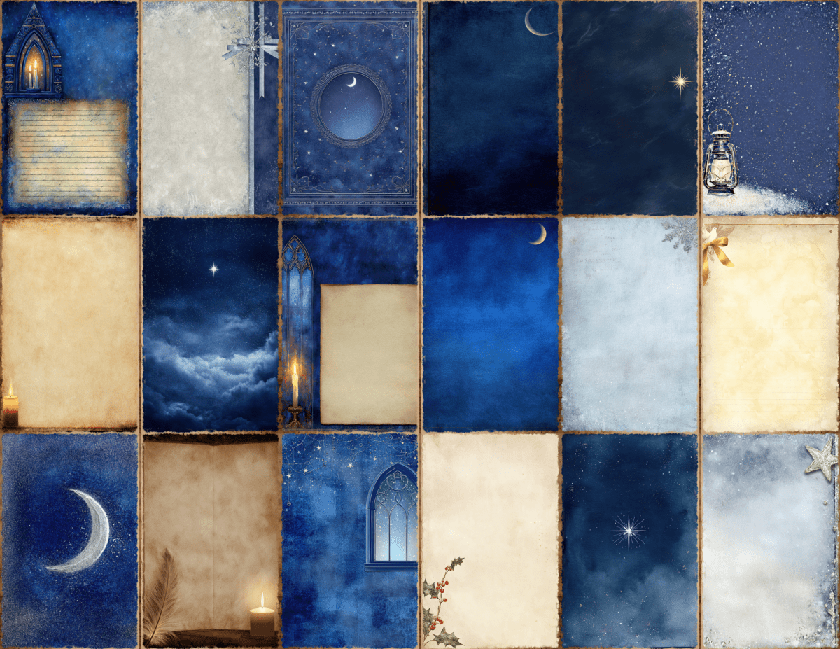 Silent Night Journal Pages All Bundles Journal Pages new bundles all - WondersArtist